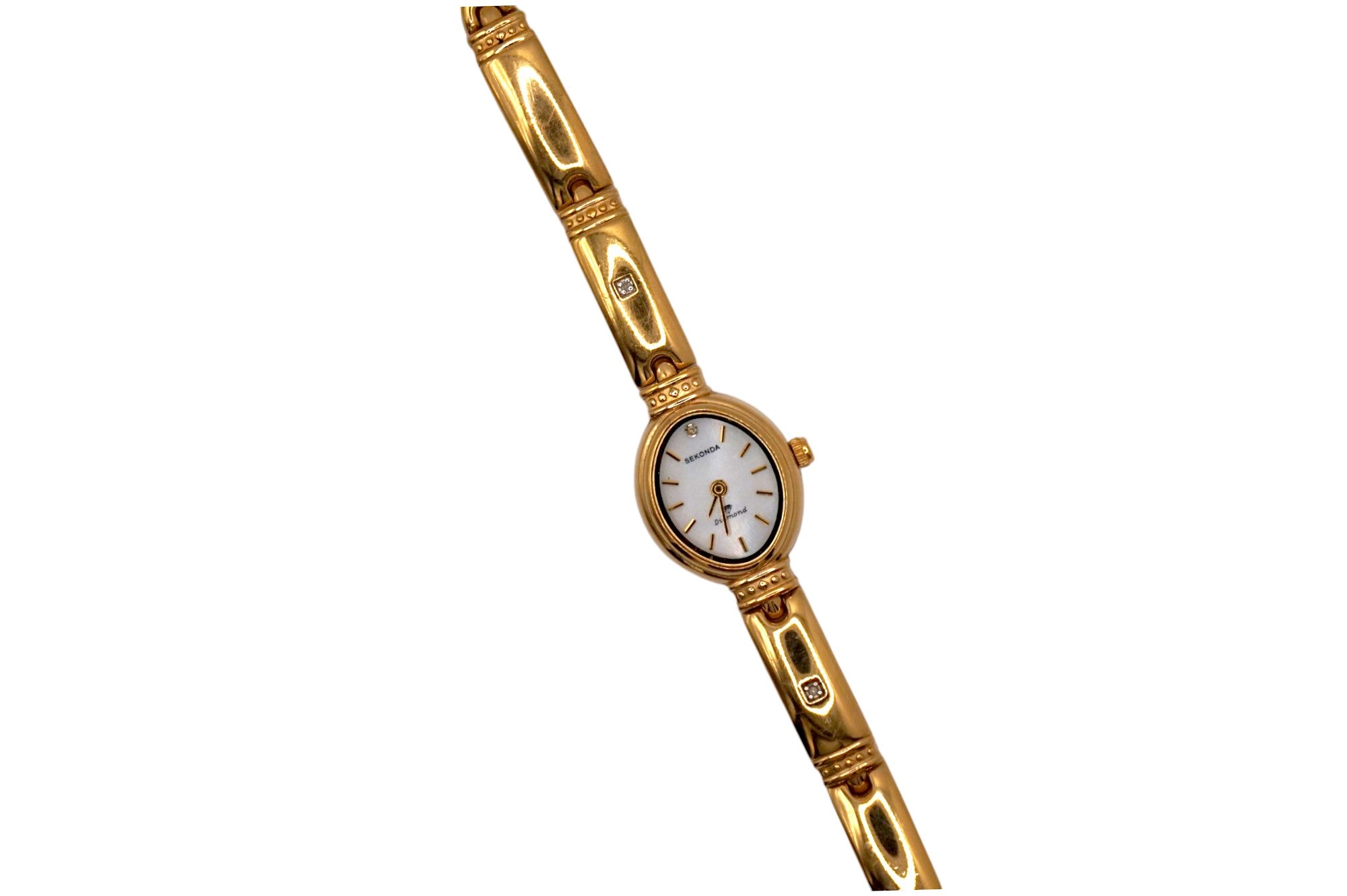 Vintage Sekonda Gold Womens Watch with Link Bracelet