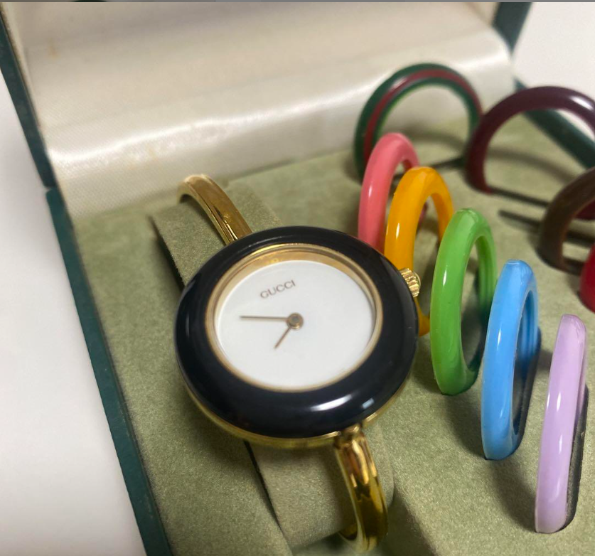 Gucci vintage watch bangle clearance